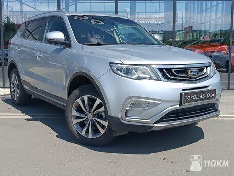 Geely, Atlas, 2400, 149, бензин, внедорожник, автомат, передний привод, среднее состояние, левый, серый, 1 770 000 ₽