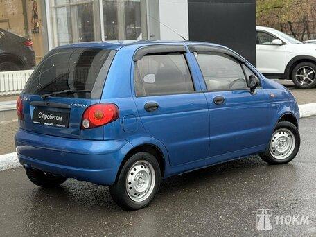 Daewoo, Matiz, 800, 52, бензин, хэтчбек, механика, передний привод, среднее состояние, левый, синий, 235 000 ₽